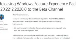 微软测试以“功能体验包”提供Windows 10非核心功能更新