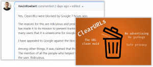 ClearURL一度遭Google以“荒谬理由”从Chrome Web Store下架