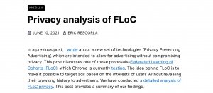 Mozilla：广告追踪新技术FLoC反而让网站更容易追踪用户